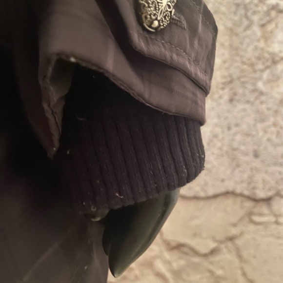 Point Zero Grey Plaid Down Puffer Coat - Picture 10 of 13